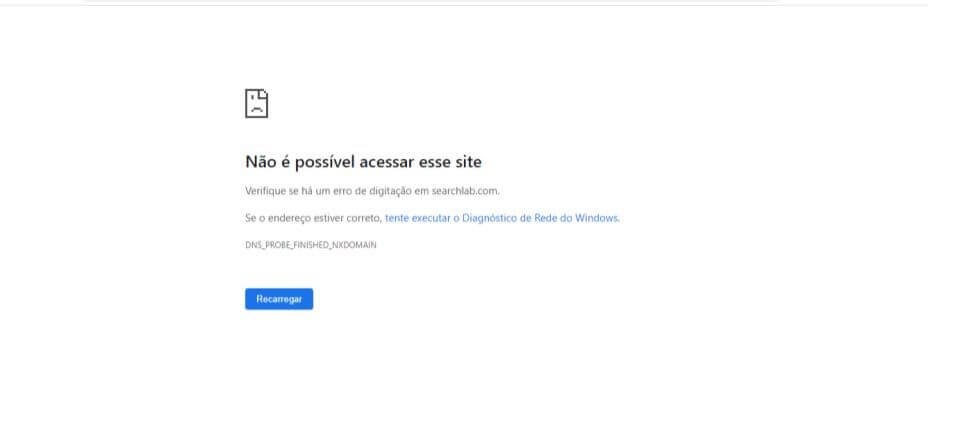 Erro 404 quando a pessoa digita URL errada