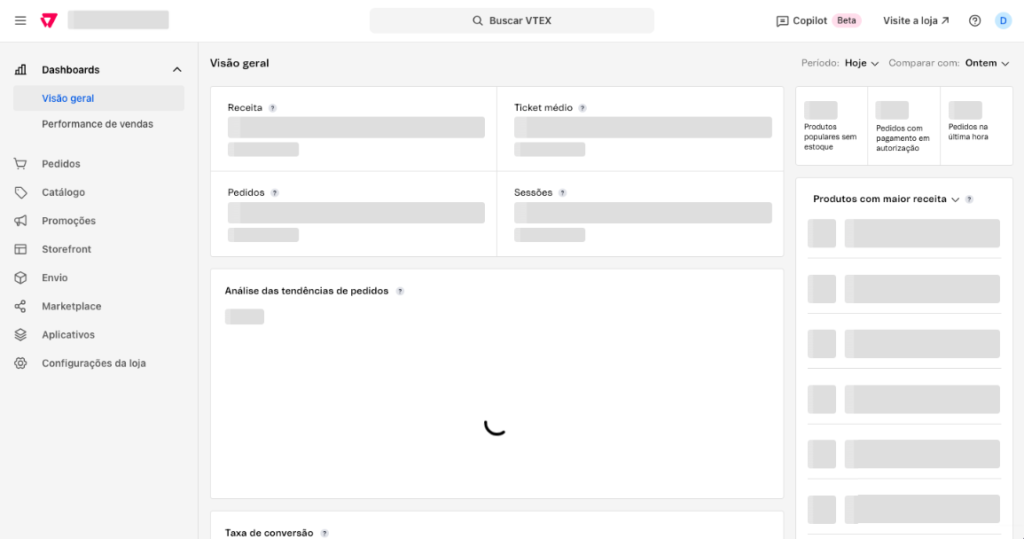 admin vtex io